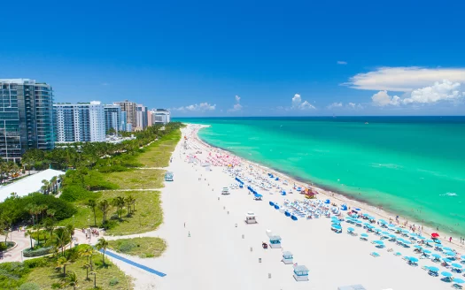 South Beach view Miami Florida